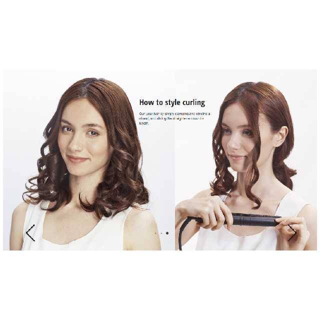 panasonic compact hair straightener & curler eh hv11